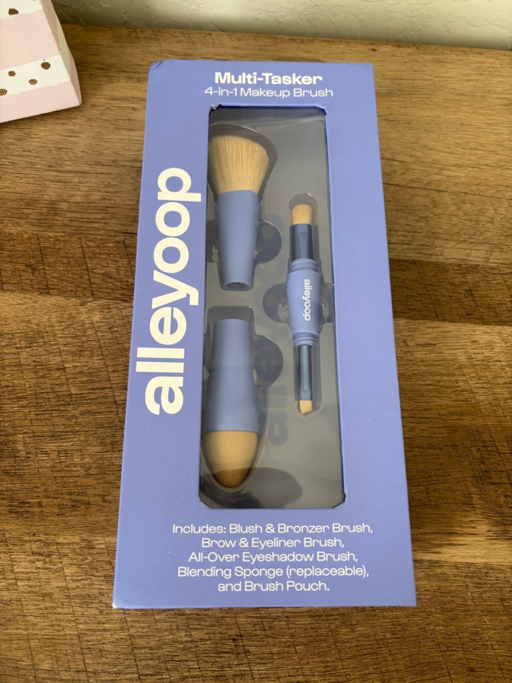 alleyoop Multi-Tasker 4-in-1 Makeup Brush Set - Lavender